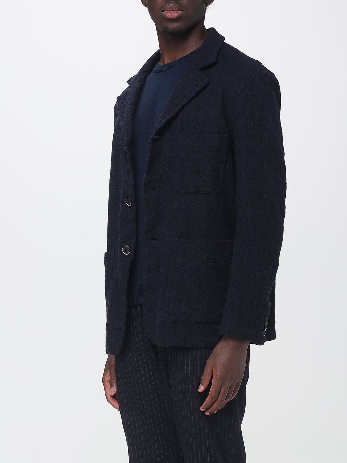 BARENA JACKET: Jacket men Barena, Navy - Img 3