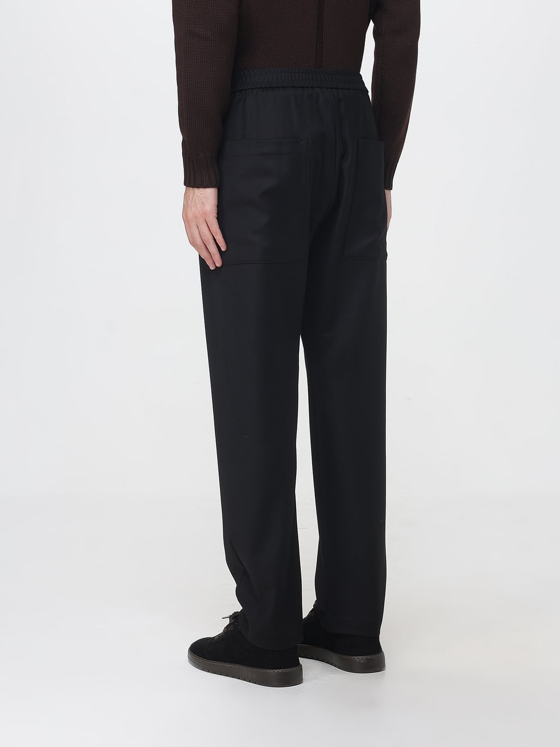BARENA PANTS: Pants men Barena, Black - Img 2