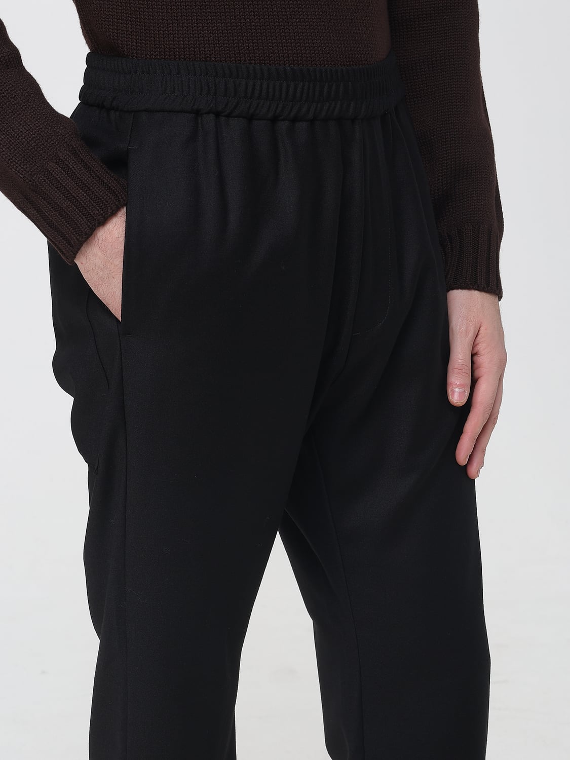 BARENA PANTS: Pants men Barena, Black - Img 3