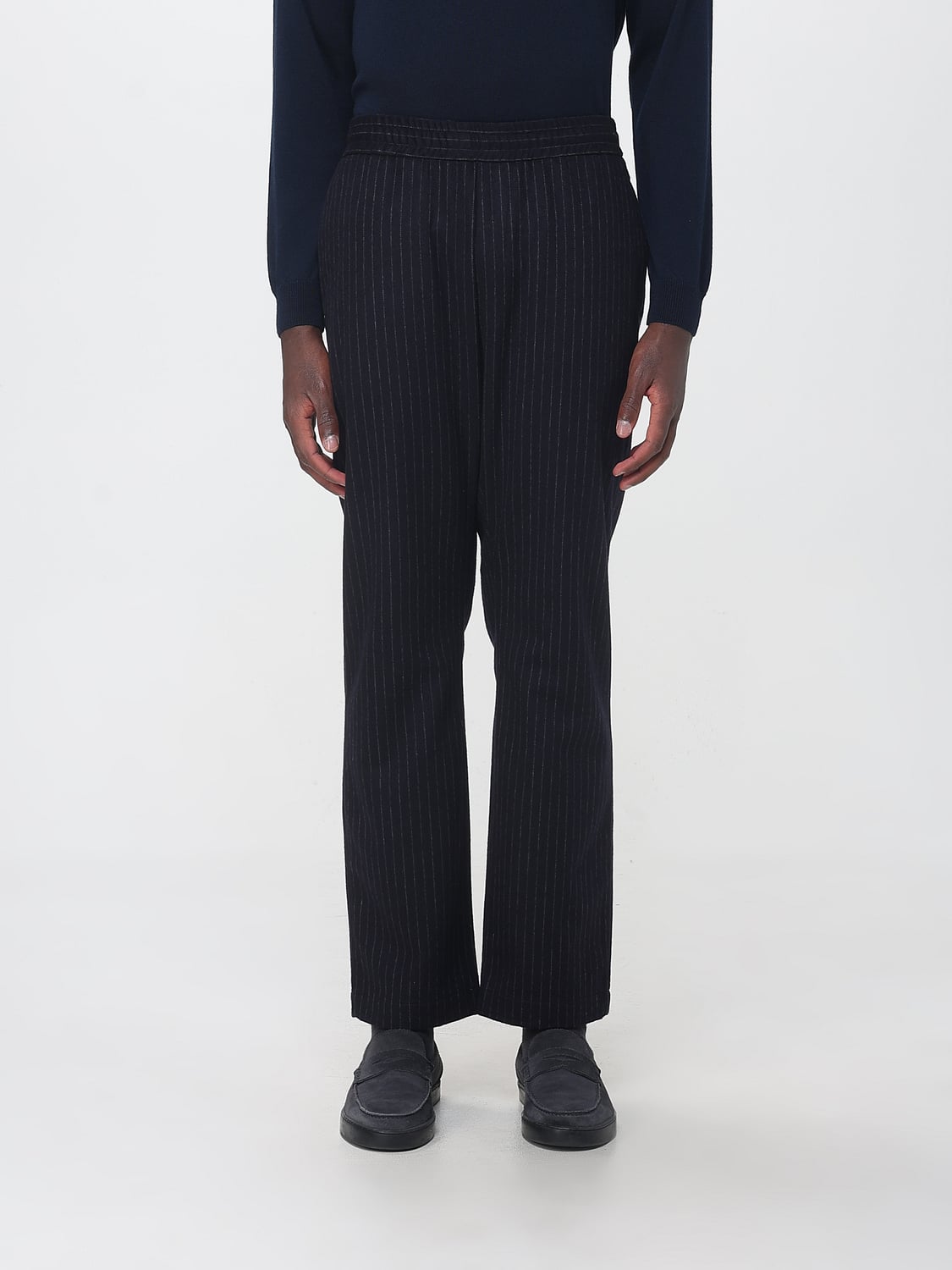 BARENA PANTS: Pants men Barena, Navy - Img 1