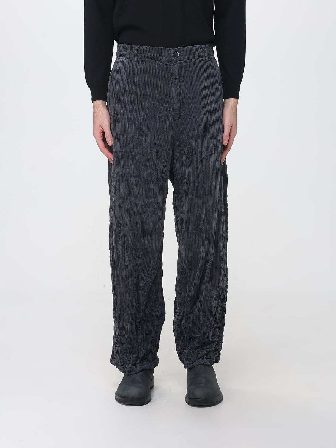 BARENA PANTALONES: Pantalones hombre Barena, Plomo - Img 1