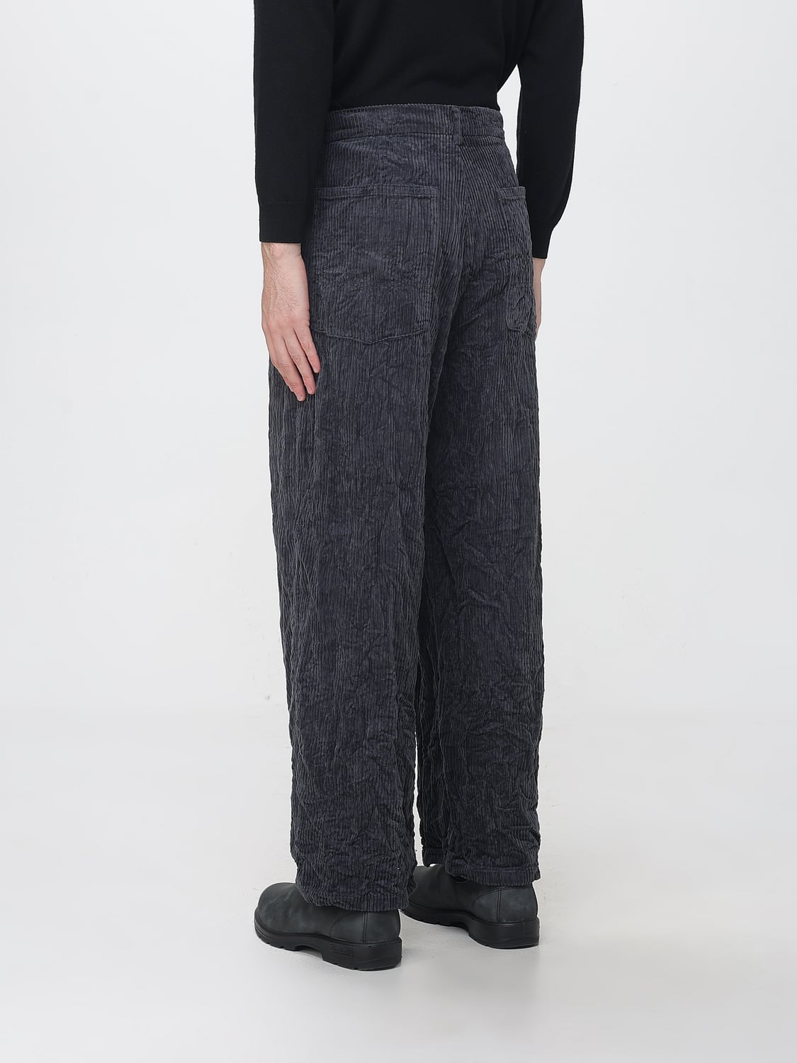 BARENA PANTALONES: Pantalones hombre Barena, Plomo - Img 2