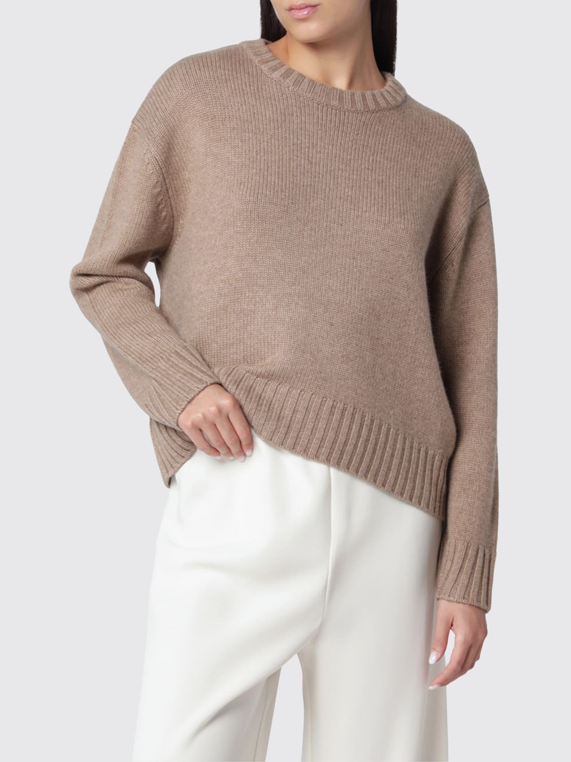 ALMADA LABEL SWEATER: Sweater woman Almada Label, Brown - Img 1
