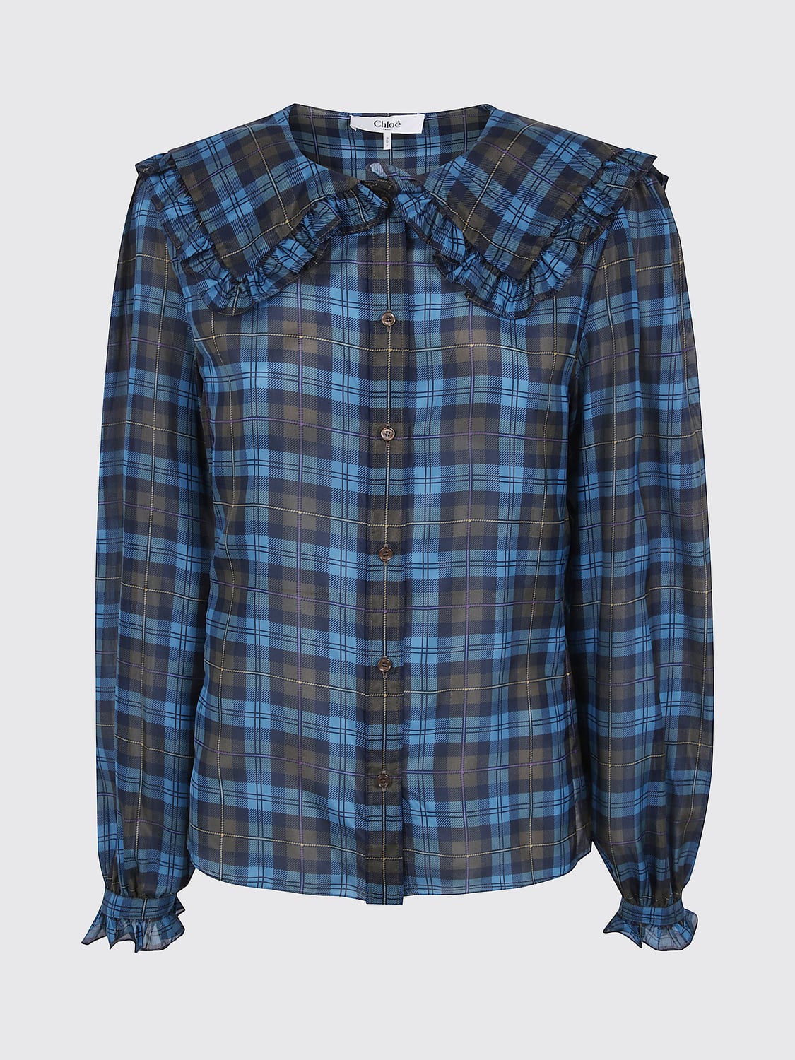 CHLOÉ CAMISA: Camisa mujer ChloÉ, Marrón - Img 2