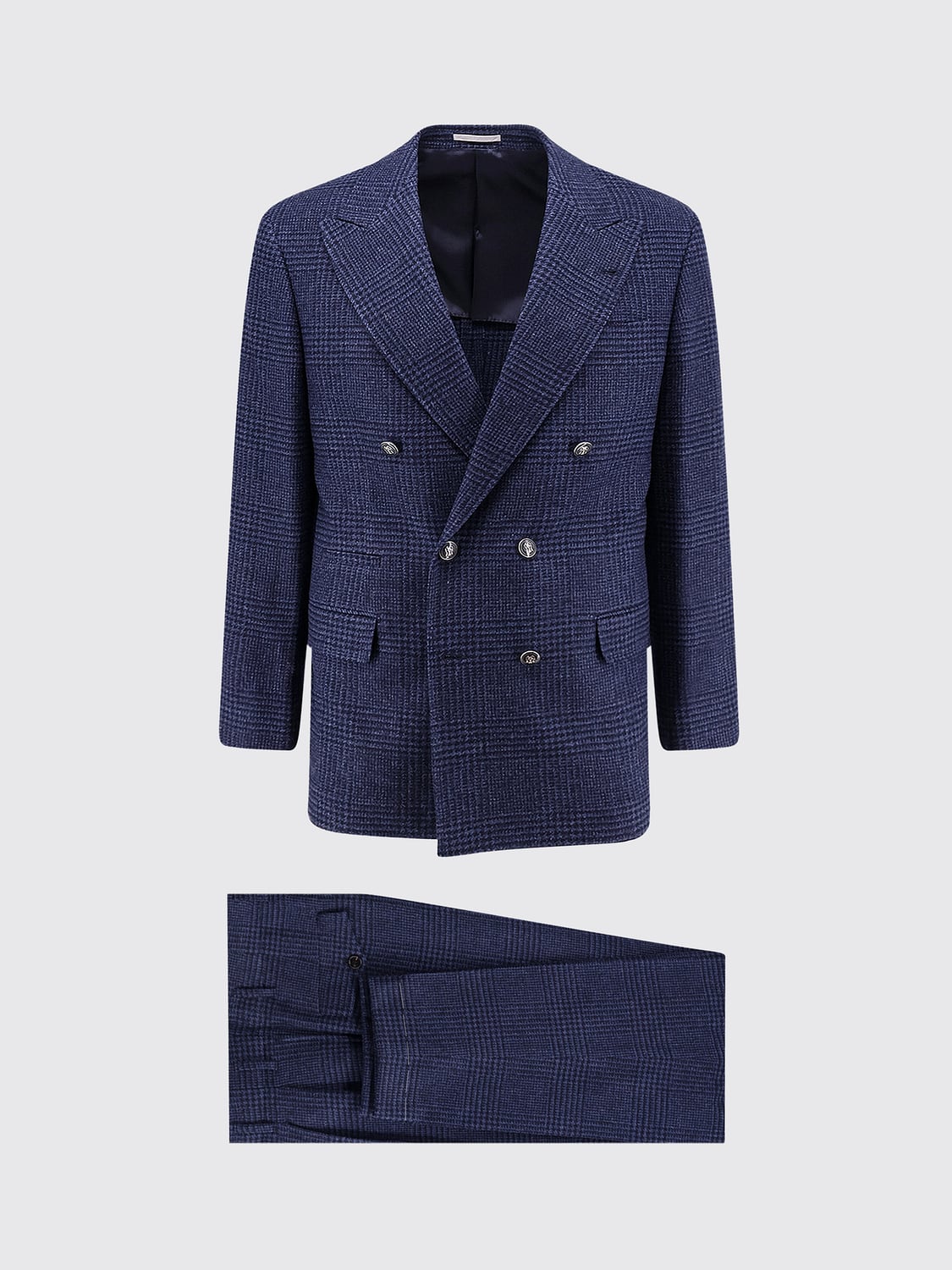 BRUNELLO CUCINELLI SUIT: Suit men Brunello Cucinelli, Blue - Img 1