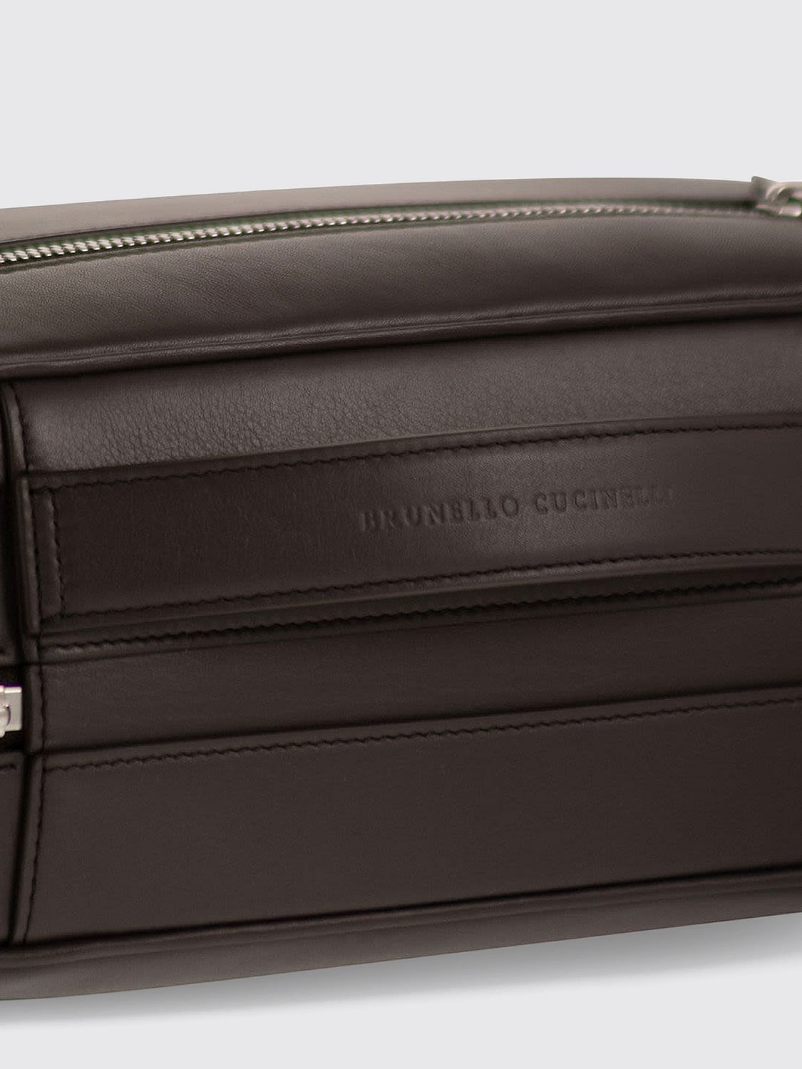 BRUNELLO CUCINELLI BORSA: Borsa uomo Brunello Cucinelli, Moro - Img 4