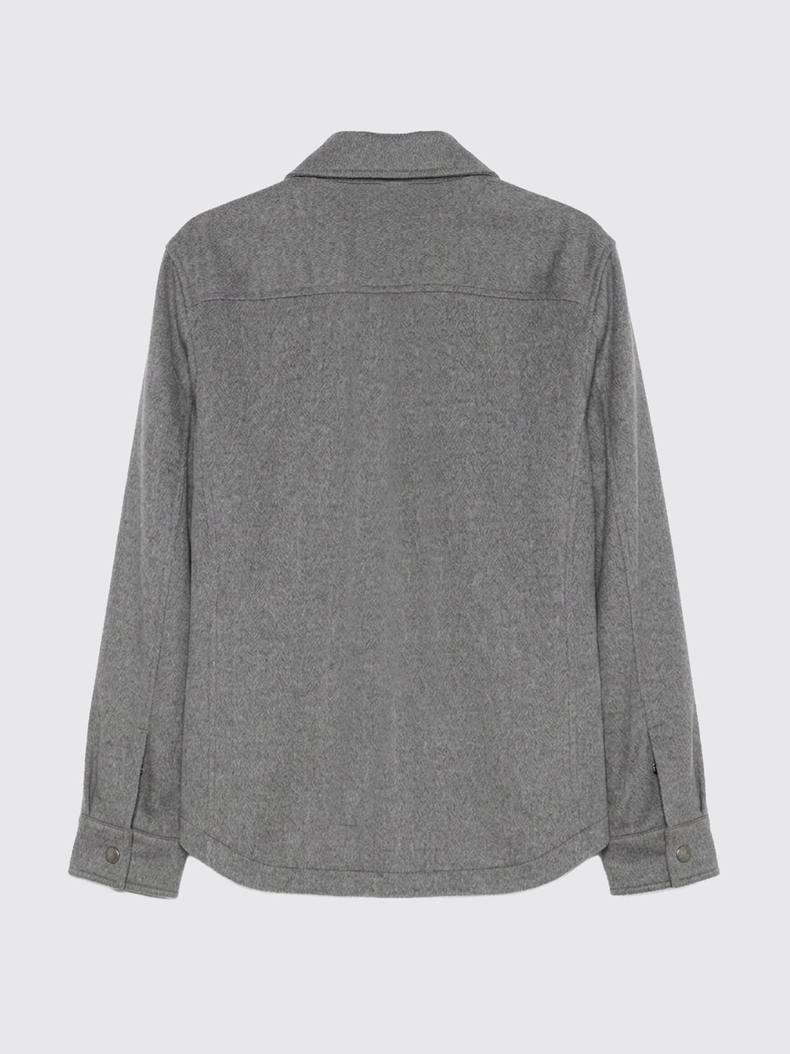 BRUNELLO CUCINELLI CAMICIA: Camicia uomo Brunello Cucinelli, Grigio - Img 3