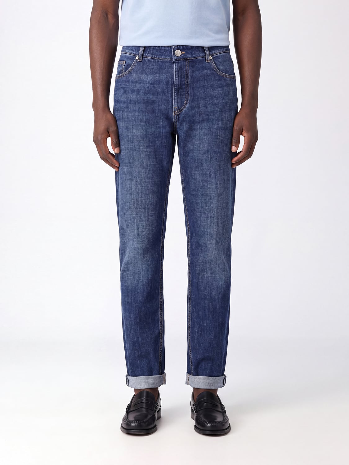 BRUNELLO CUCINELLI JEANS: Jeans hombre Brunello Cucinelli, Denim - Img 1