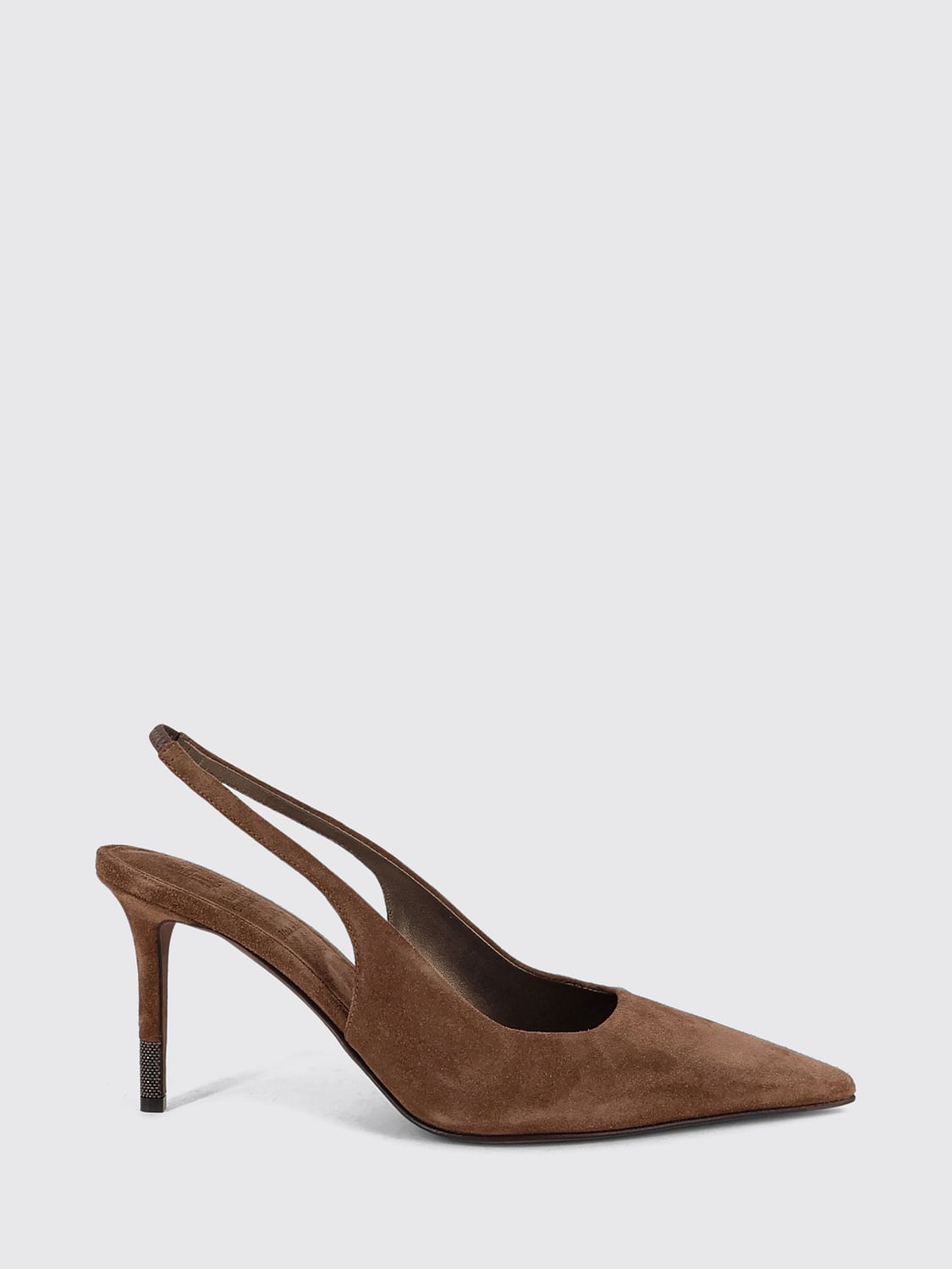 BRUNELLO CUCINELLI DÉCOLLETÉ: Décolleté donna Brunello Cucinelli, Marrone - Img 1