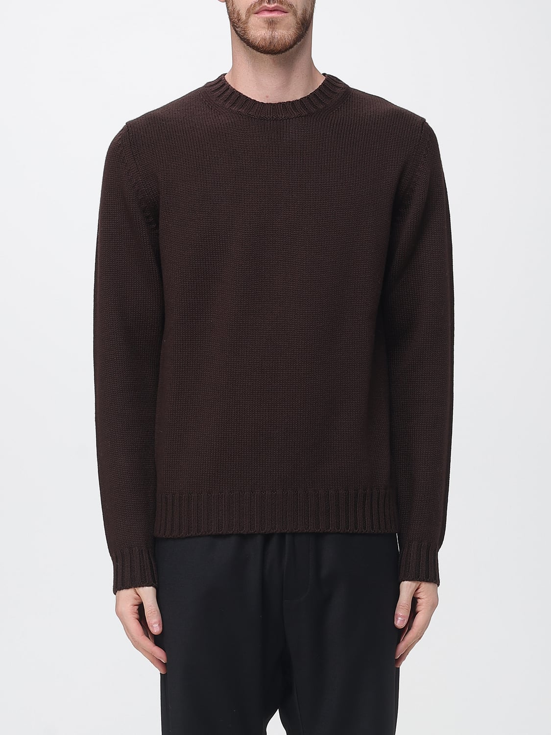 ADD SWEATER: Sweater men Add, Brown - Img 1