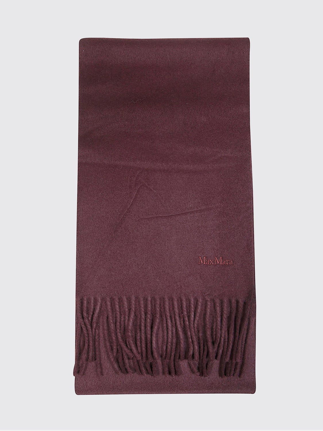 MAX MARA SCHAL: Schal damen Max Mara, Burgunderrot - Img 1