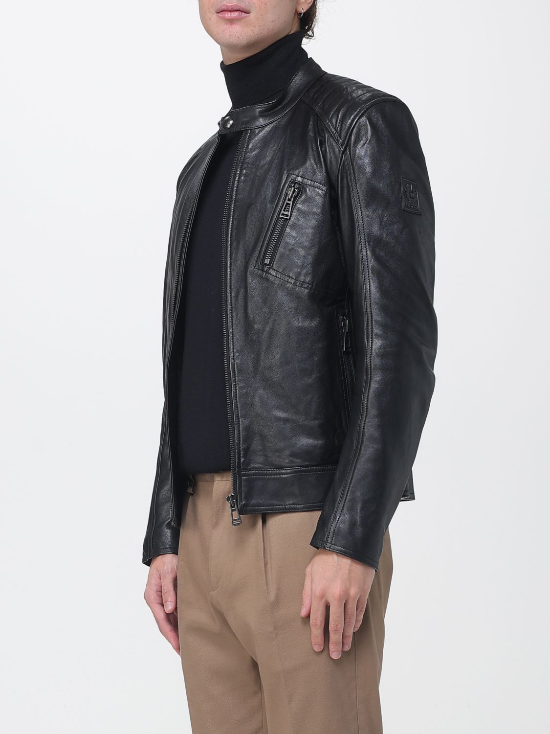 BELSTAFF ジャケット: ジャケット メンズ Belstaff, ブラック - Img 3
