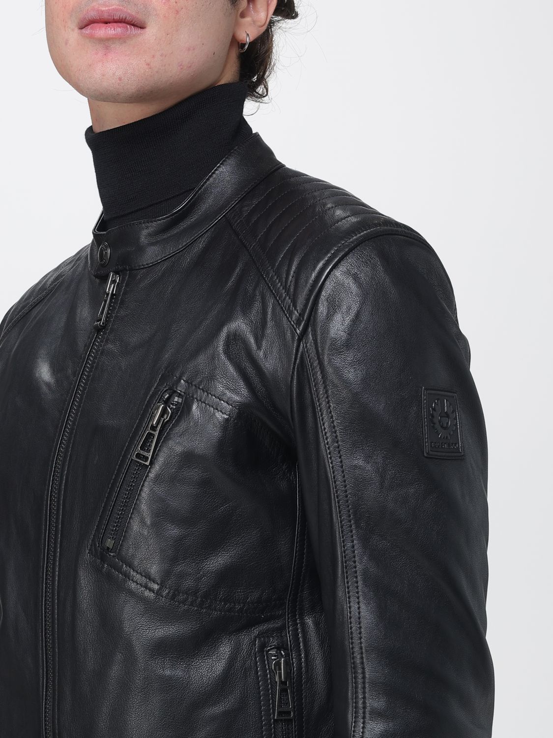 BELSTAFF ジャケット: ジャケット メンズ Belstaff, ブラック - Img 4