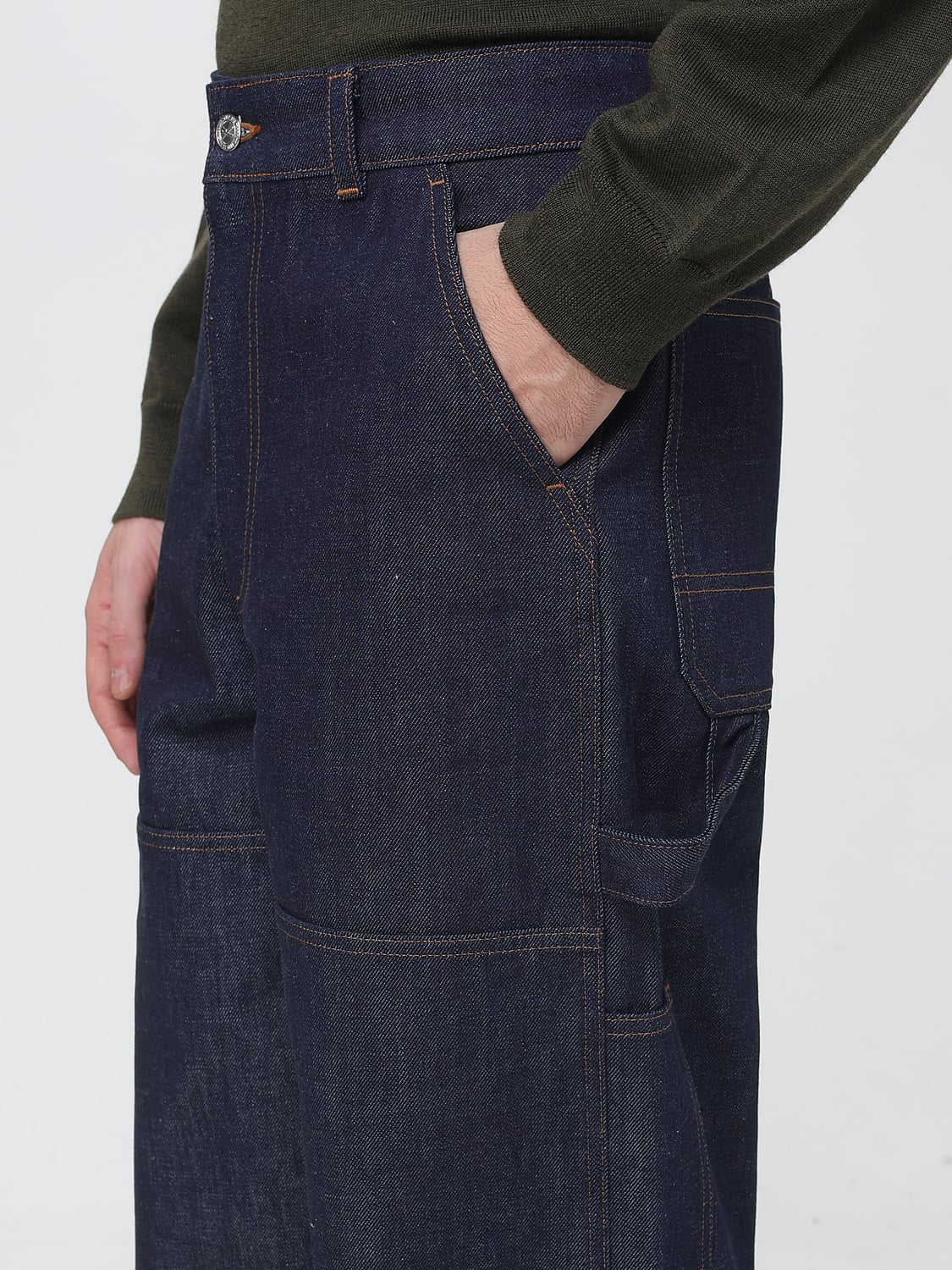 A.P.C. PANTS: Pants men A.P.C., Blue - Img 3