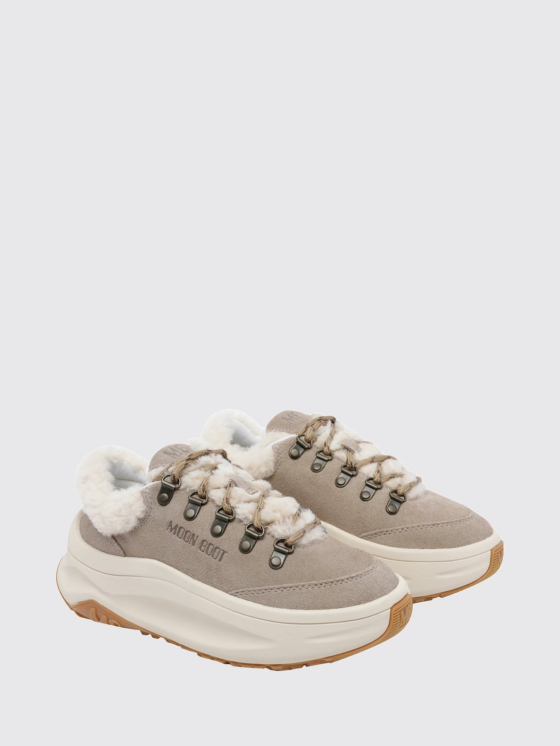 MOON BOOT TRAINERS: Trainers woman Moon Boot, Beige - Img 2