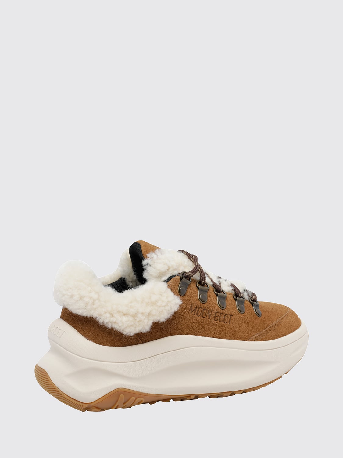 MOON BOOT SNEAKERS: Sneakers woman Moon Boot, Brown - Img 4