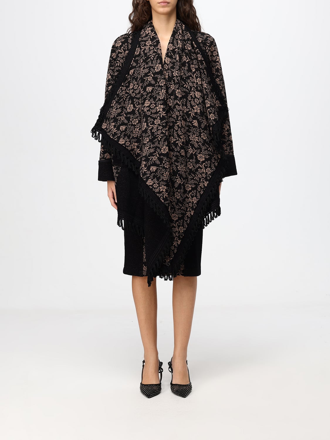 ANTONIO MARRAS MANTEL: Mantel damen Antonio Marras, Schwarz - Img 1