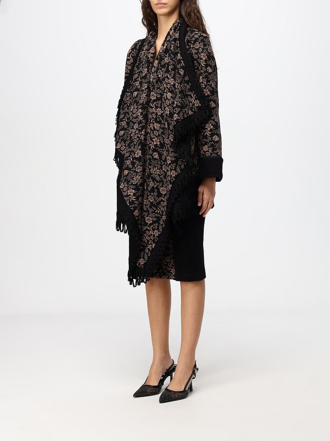 ANTONIO MARRAS MANTEL: Mantel damen Antonio Marras, Schwarz - Img 4