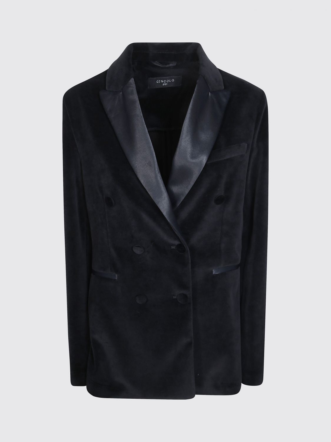 CIRCOLO 1901 JACKET: Jacket woman Circolo 1901, Black - Img 2