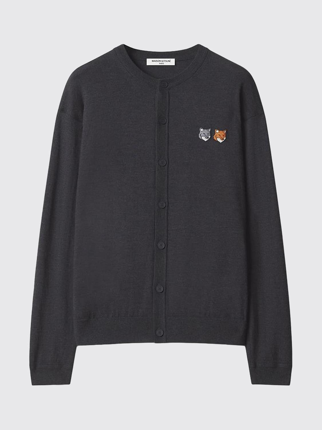 MAISON KITSUNÉ SWEATER: Sweater men Maison KitsunÉ, Charcoal - Img 2