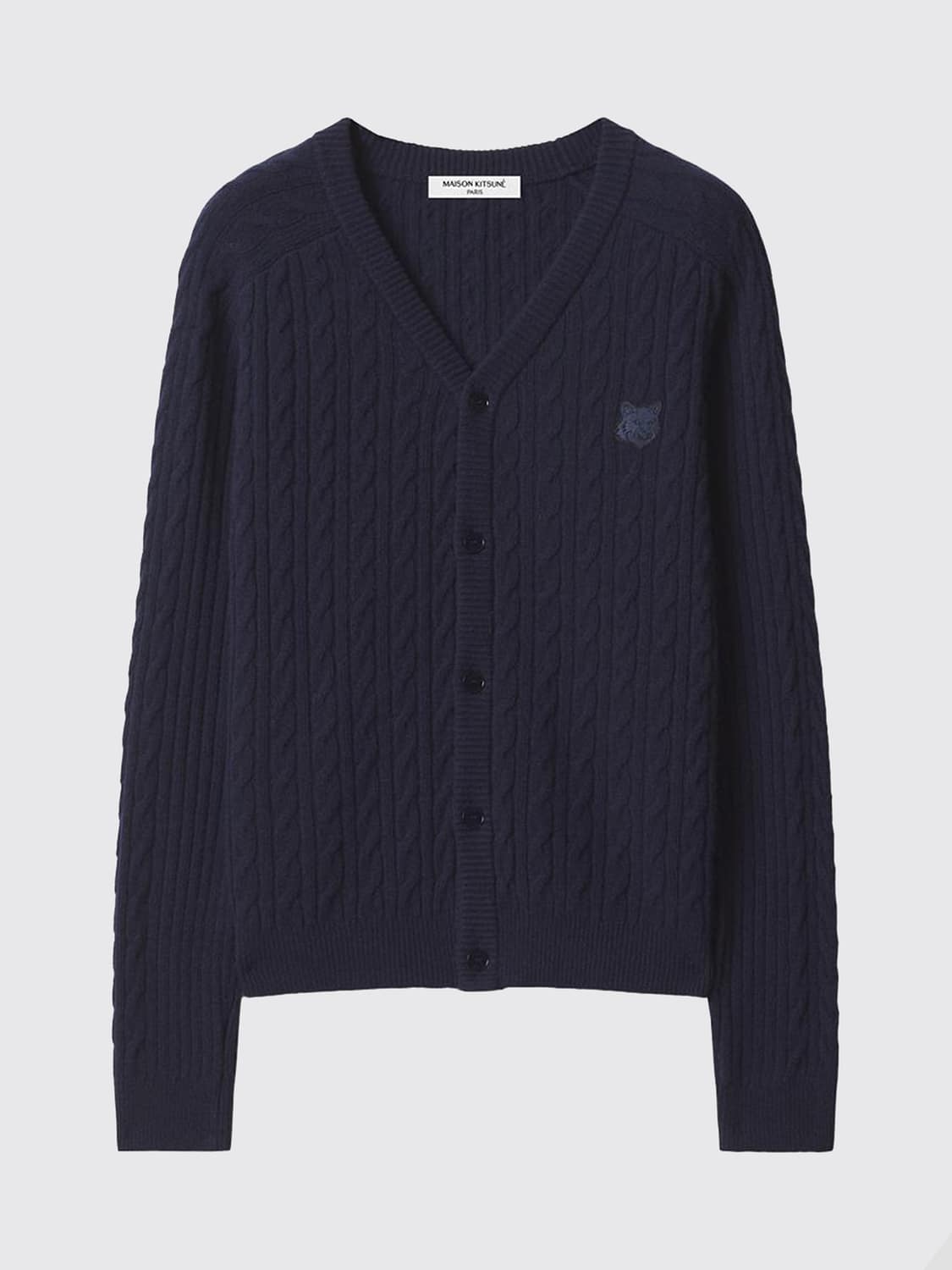MAISON KITSUNÉ JERSEY: Jersey hombre Maison KitsunÉ, Azul Marino - Img 2