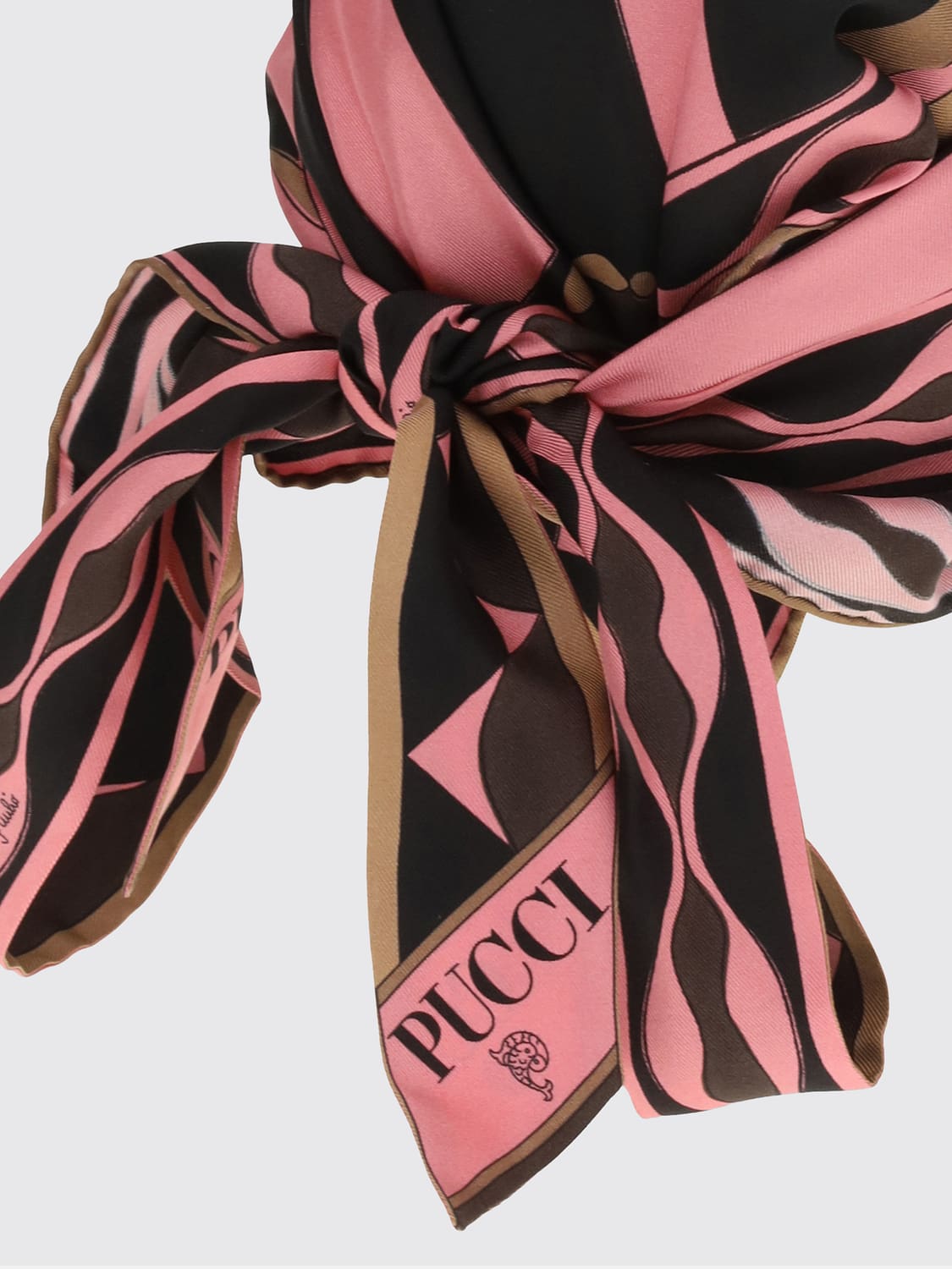 PUCCI SOMBRERO: Sombrero mujer Pucci, Marrón - Img 3