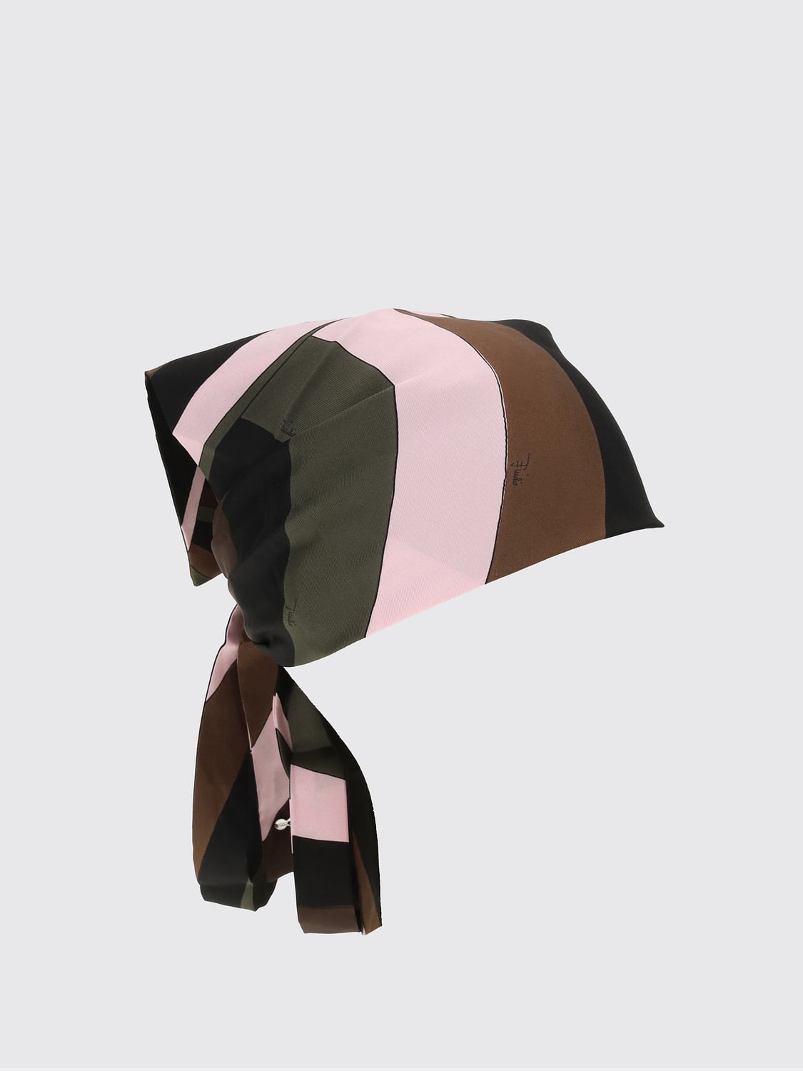 PUCCI HAT: Hat woman Pucci, Kaki - Img 2