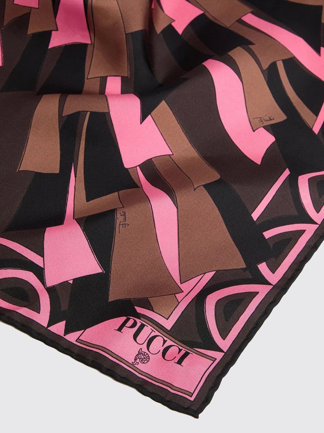 PUCCI SCARF: Scarf woman Pucci, Brown - Img 2