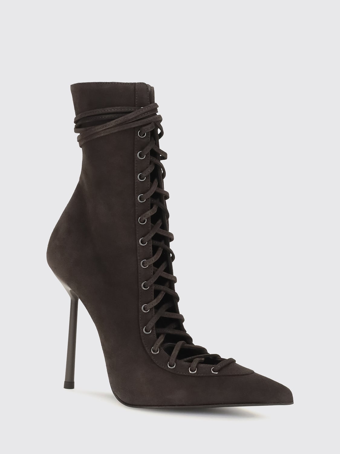 LE SILLA BOOTS: Boots woman Le Silla, Brown - Img 2