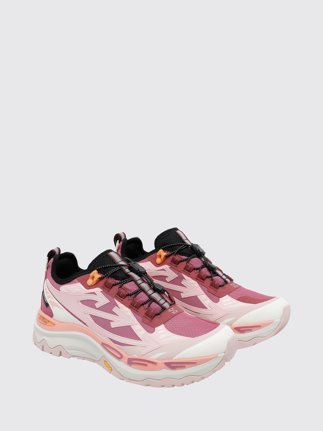 OFF-WHITE BASKETS: Baskets femme Off-white, Rose - Img 2