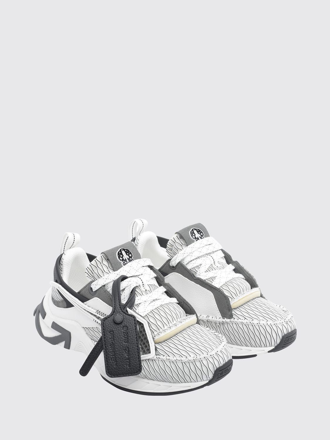 OFF-WHITE BASKETS: Baskets femme Off-white, Blanc - Img 2