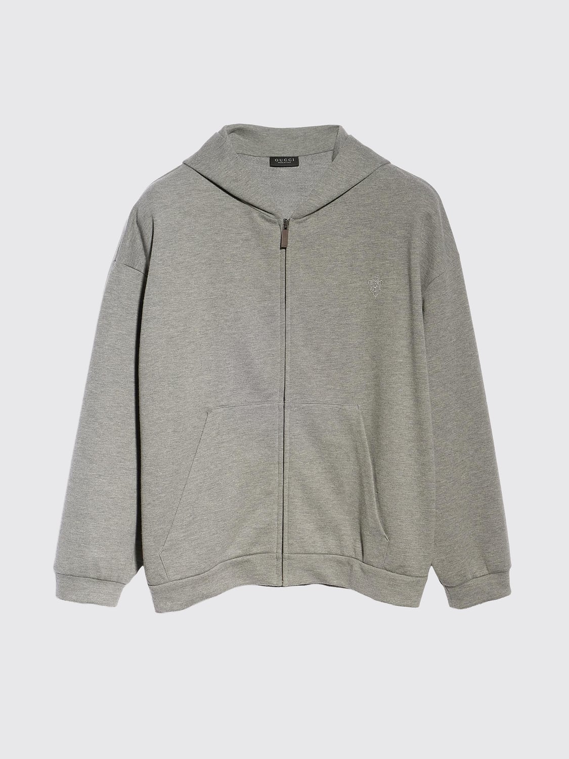 GUCCI SWEATSHIRT: Sweater men Gucci, Grey - Img 2