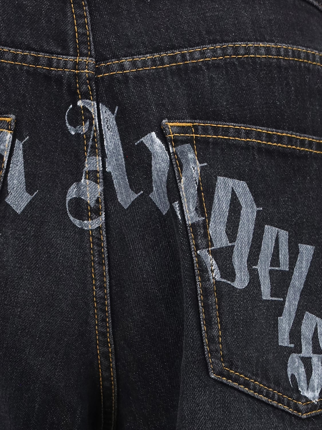 PALM ANGELS JEANS: Jeans men Palm Angels, Black - Img 4