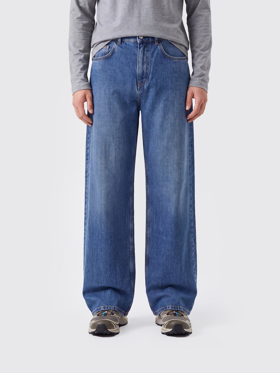 PALM ANGELS JEANS: Jeans herren Palm Angels, Blau - Img 1