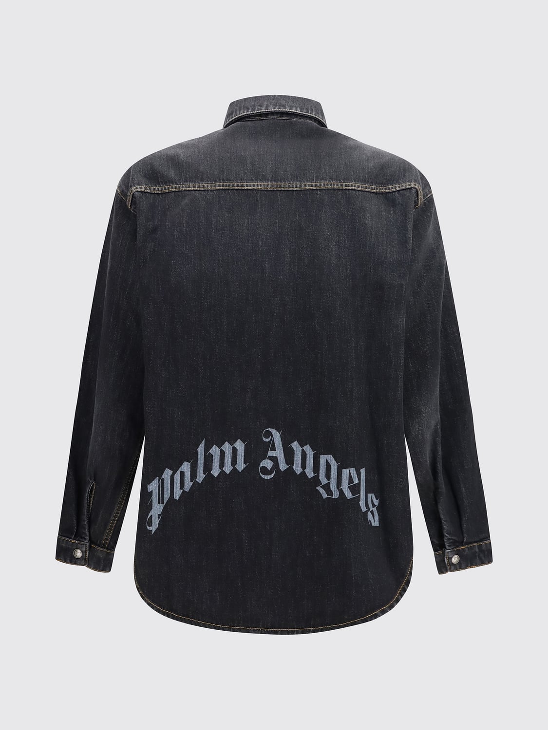 PALM ANGELS HEMD: Hemd herren Palm Angels, Schwarz - Img 3