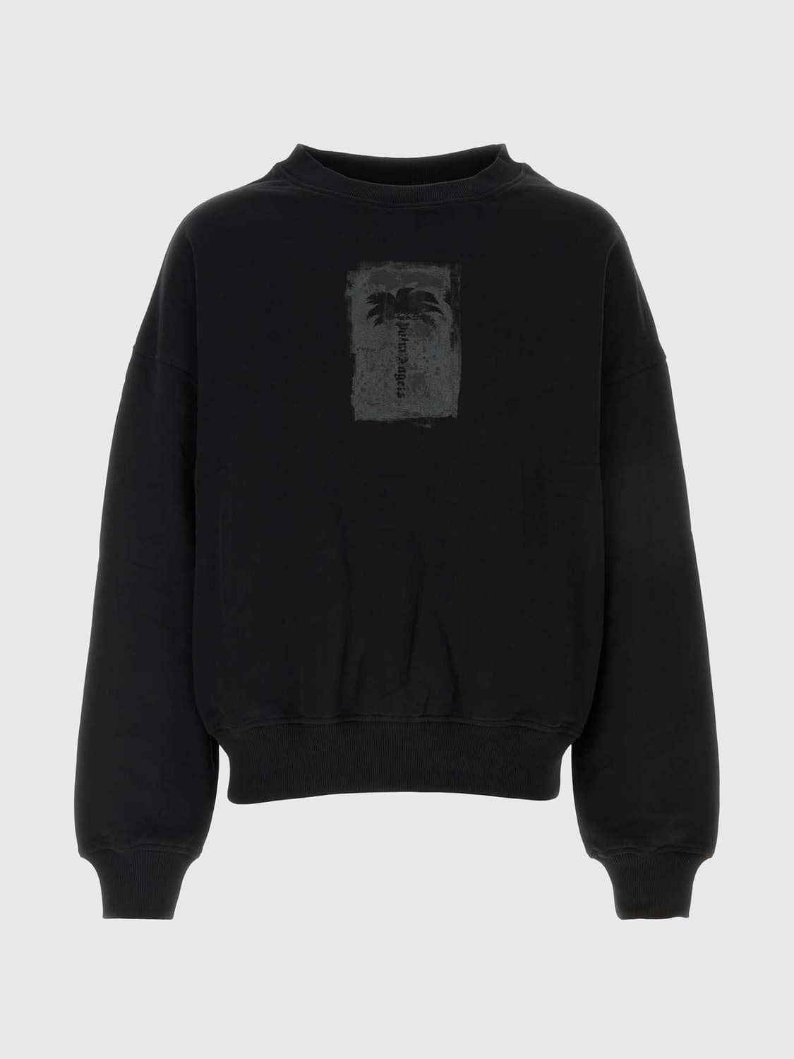 PALM ANGELS スウェットシャツ: スウェットシャツ メンズ Palm Angels, ブラック - Img 2