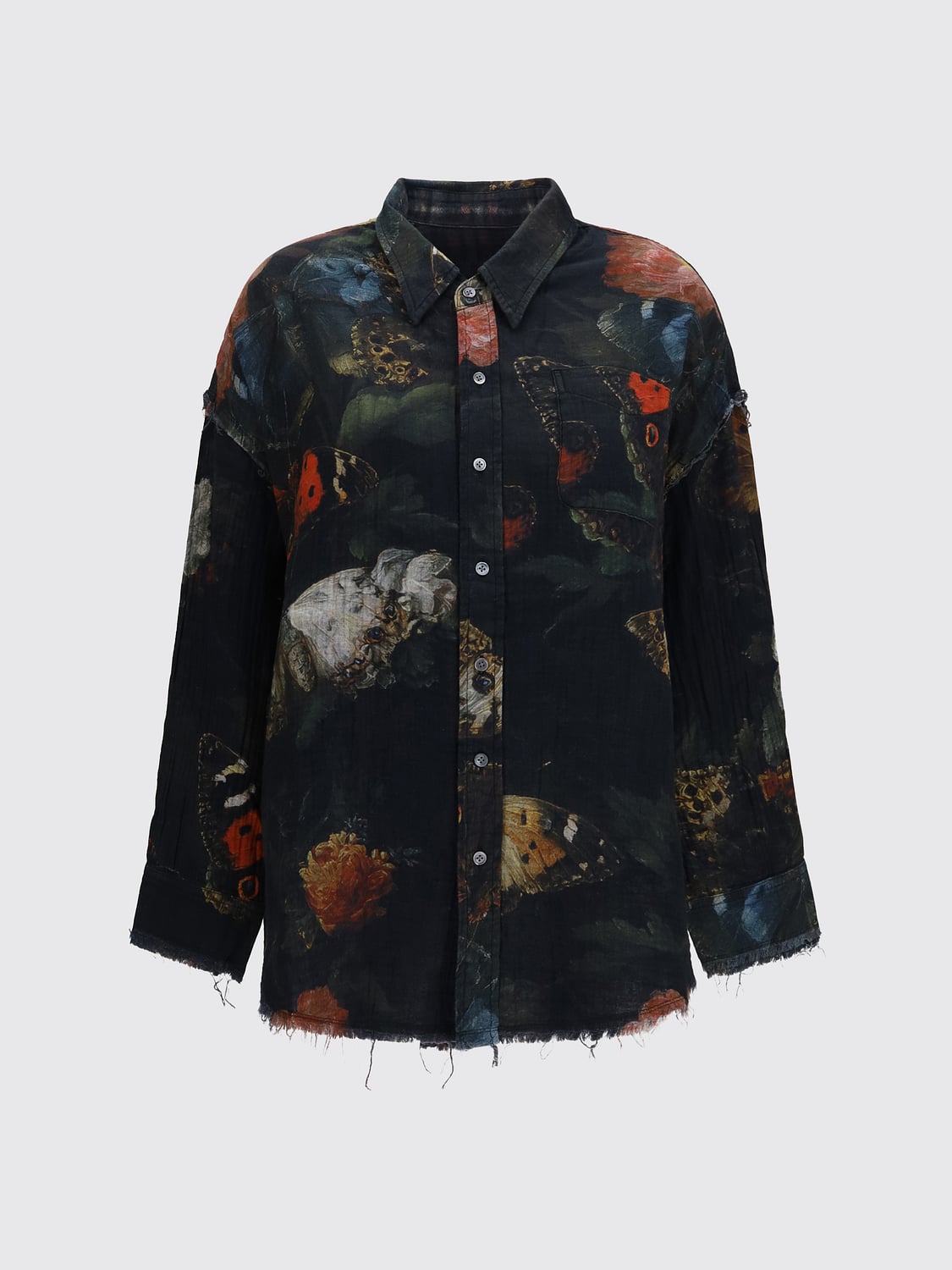 R13 CAMICIA: Camicia donna R13, Nero - Img 2