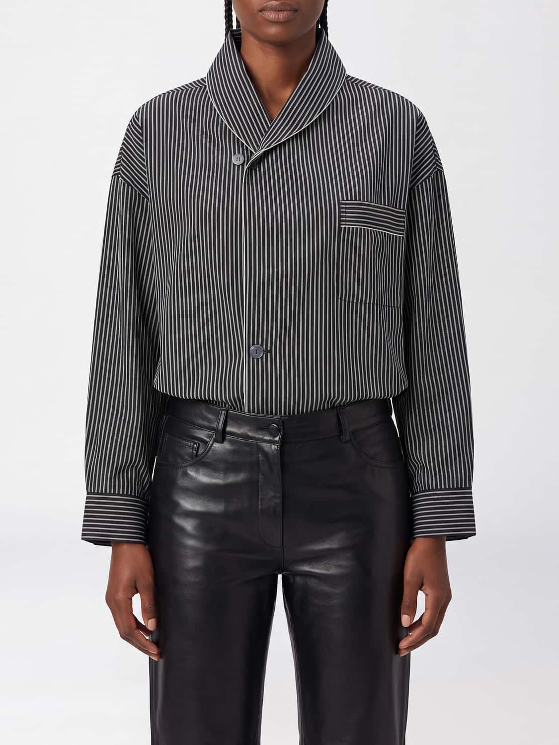 R13 CAMISA: Camisa mujer R13, Negro - Img 1