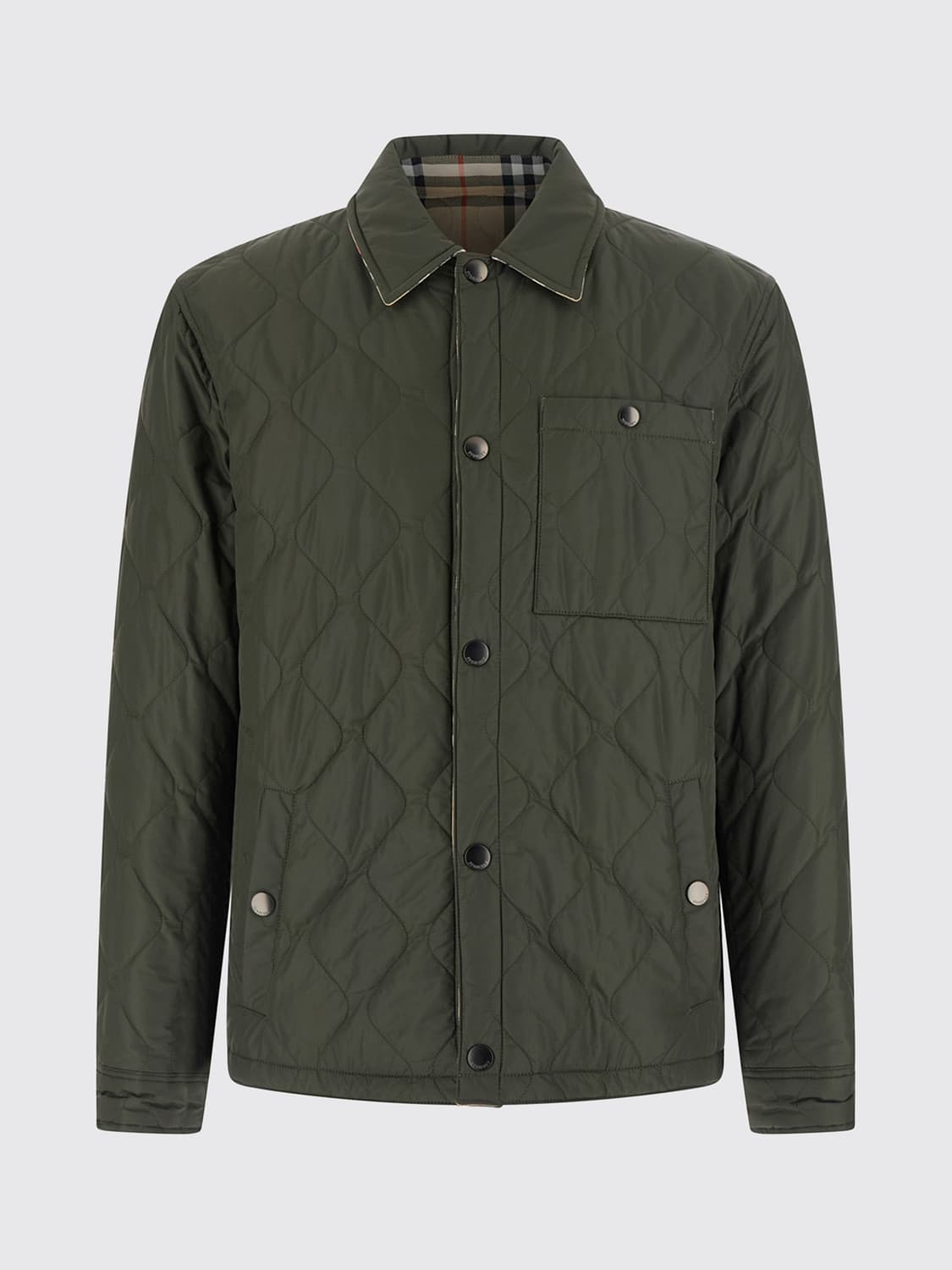 BURBERRY HEMD: Hemd herren Burberry, Grün - Img 2