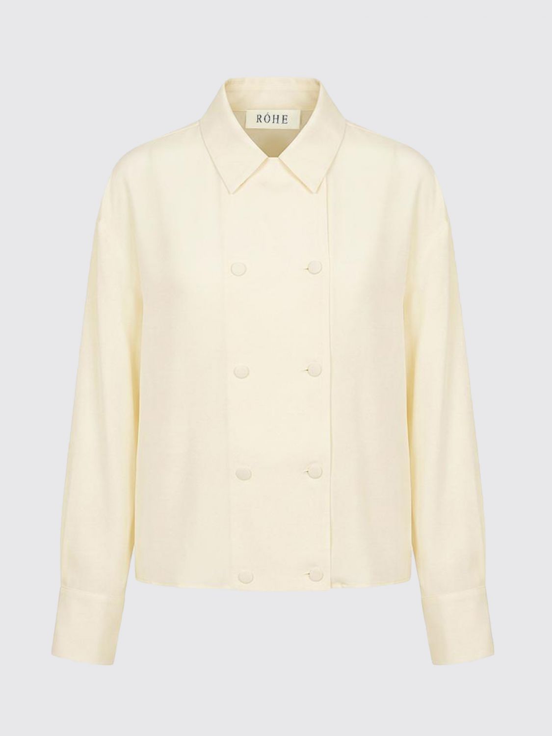 ROHE CAMICIA: Camicia donna Rohe, Crema - Img 2