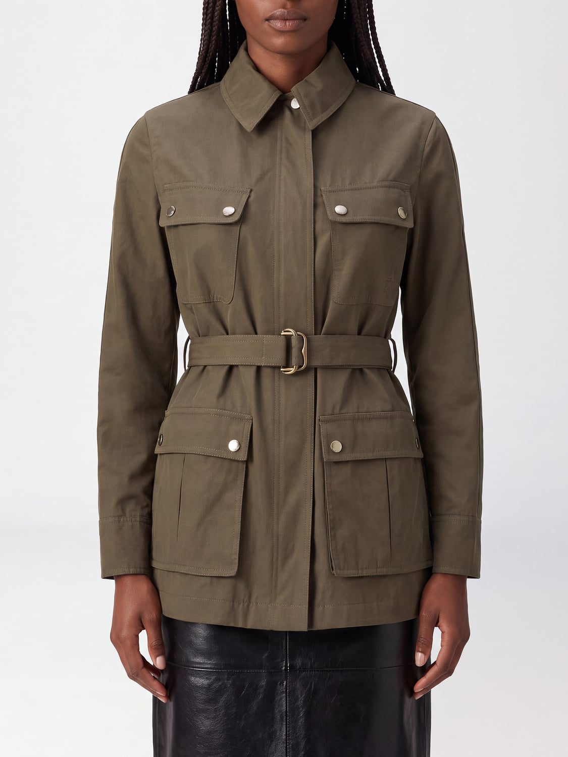 BURBERRY JACKE: Jacke damen Burberry, Grün - Img 1