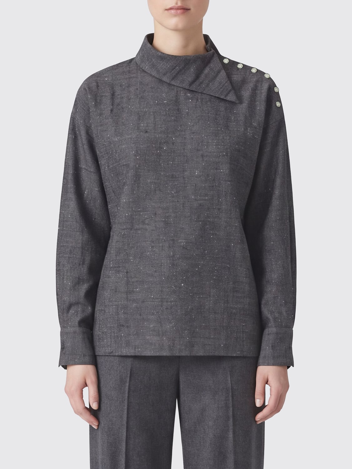 ROHE CAMICIA: Camicia donna Rohe, Grigio - Img 1