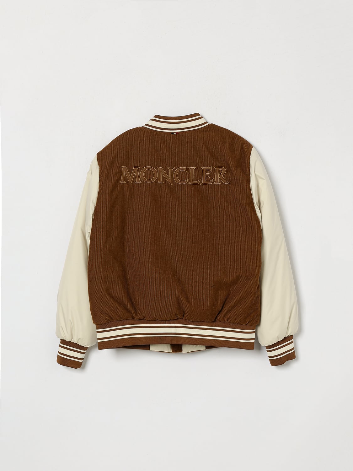 MONCLER COAT: Coat kids Moncler, Brown - Img 2