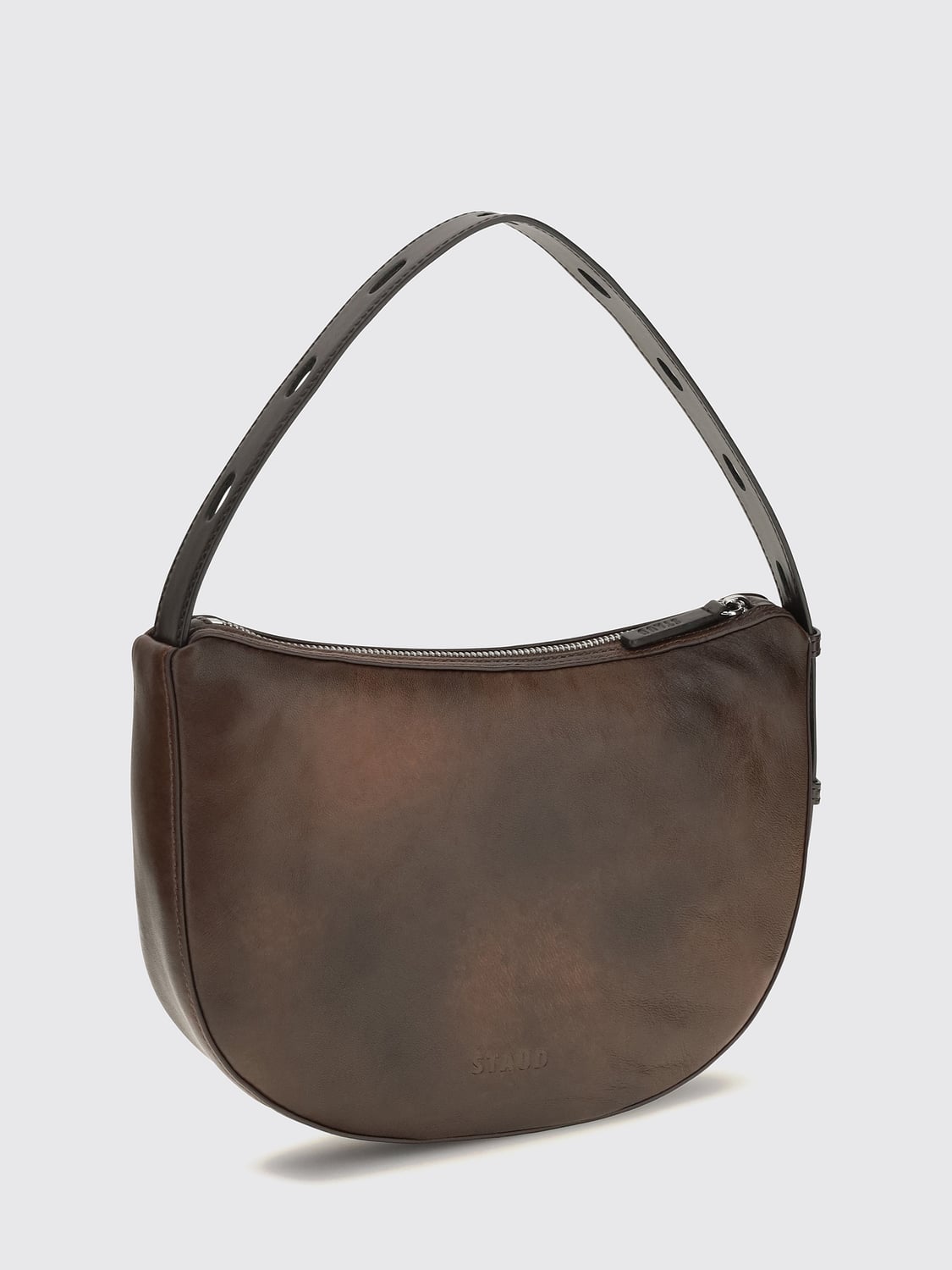 STAUD BORSA A SPALLA: Borsa a spalla donna Staud, Caffe - Img 2