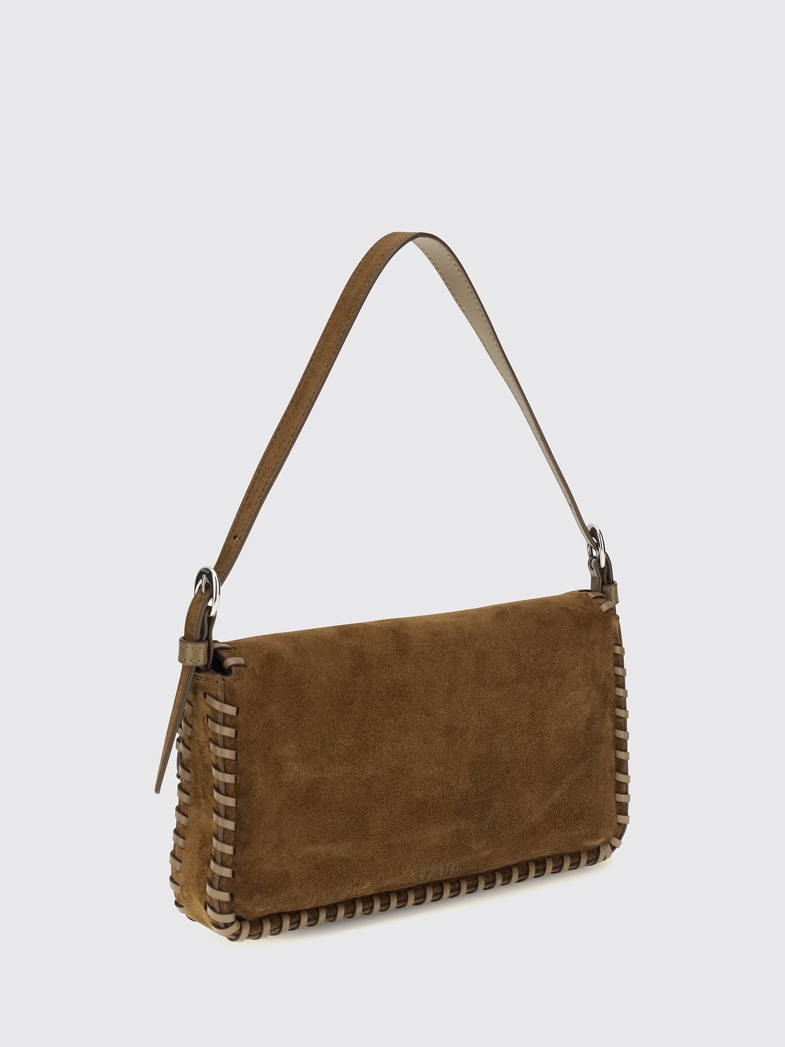 STAUD BORSA A SPALLA: Borsa a spalla donna Staud, Tabacco - Img 2