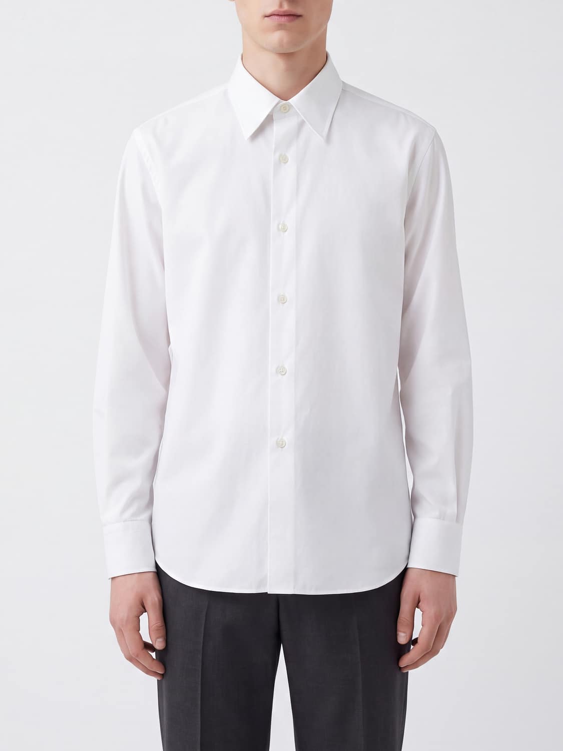 AURALEE CAMISA: Camisa hombre Auralee, Blanco - Img 1