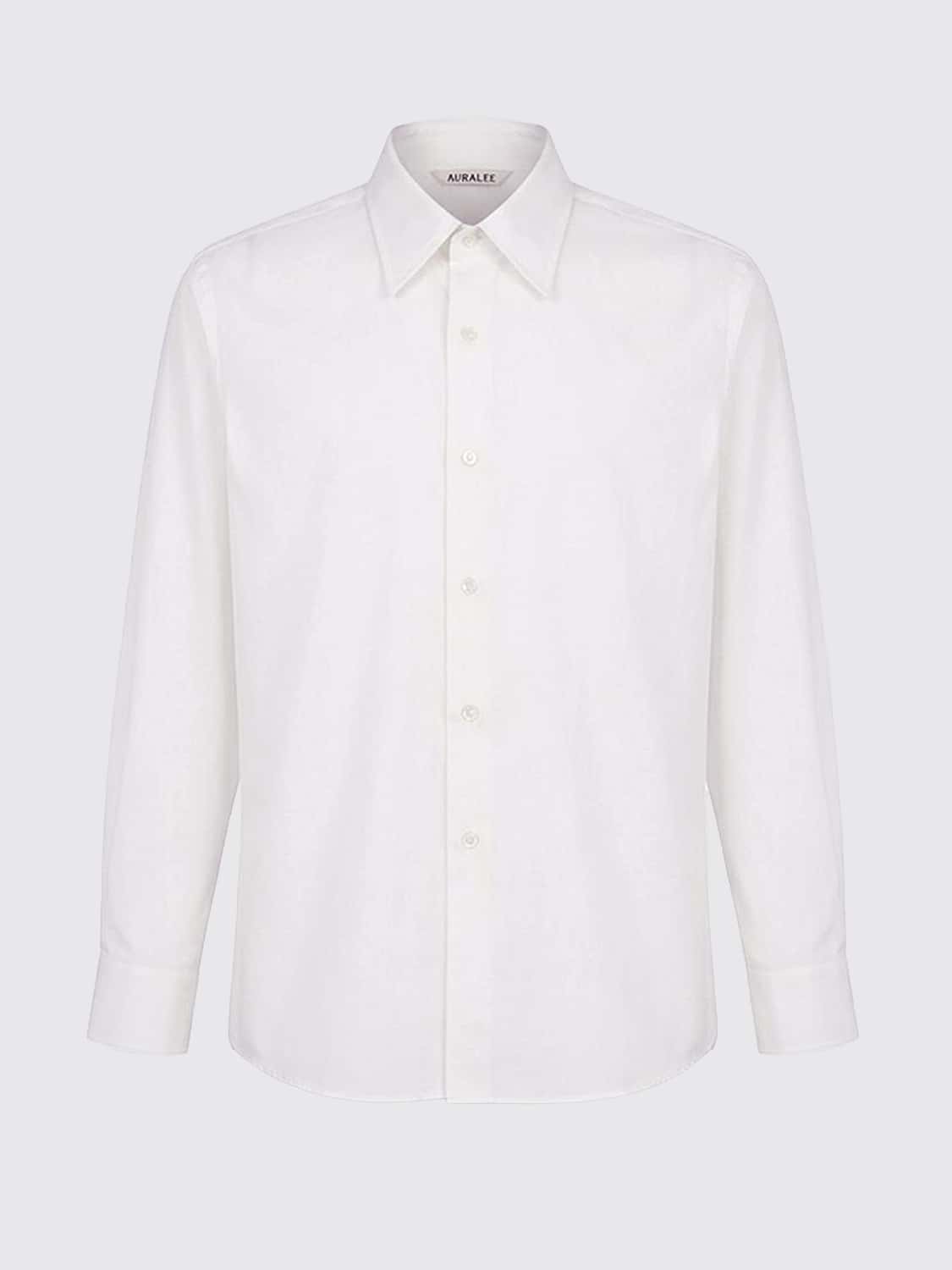 AURALEE CAMISA: Camisa hombre Auralee, Blanco - Img 2