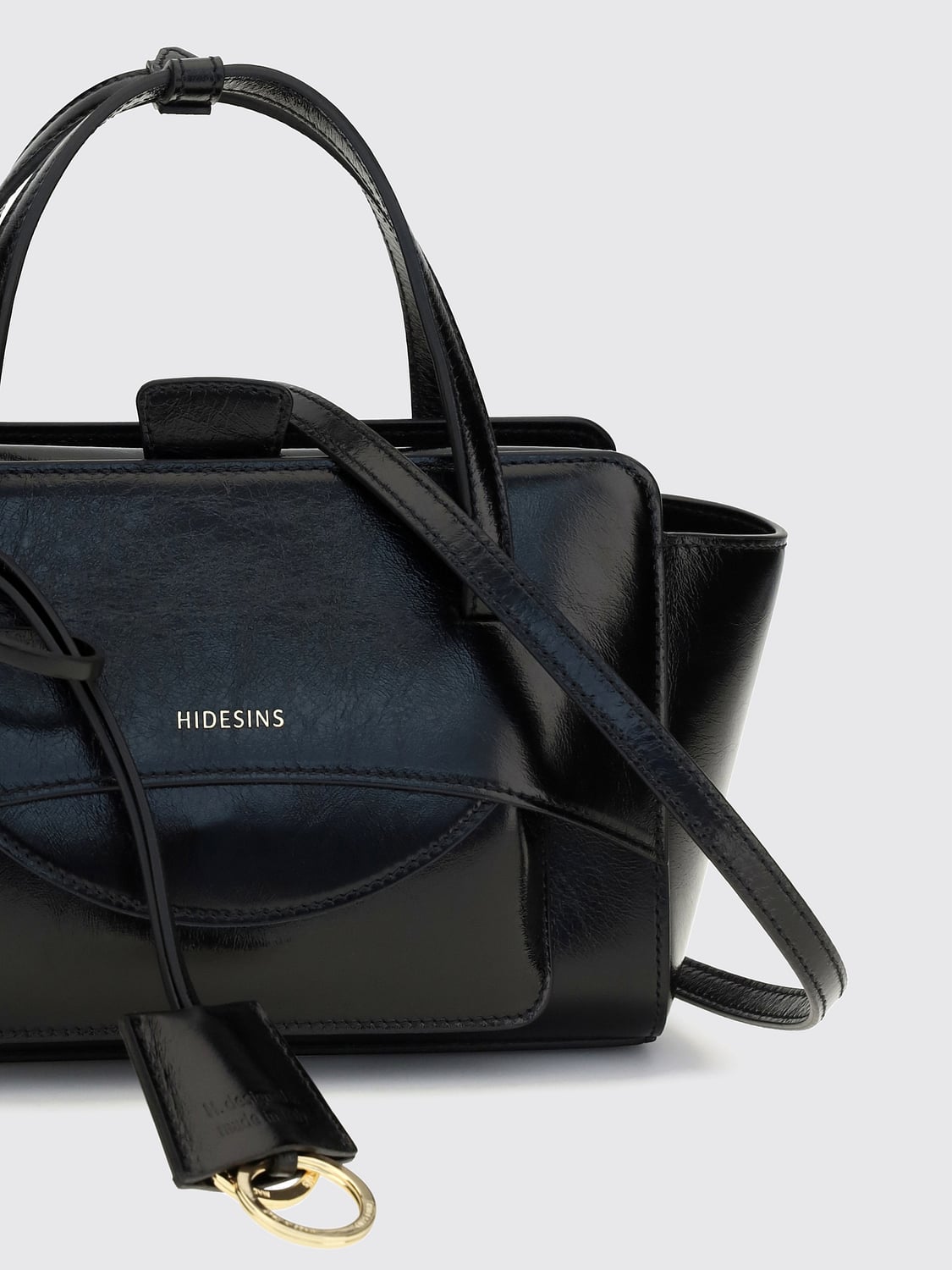 HIDESINS HANDTASCHE: Handtasche damen Hidesins, Schwarz - Img 4