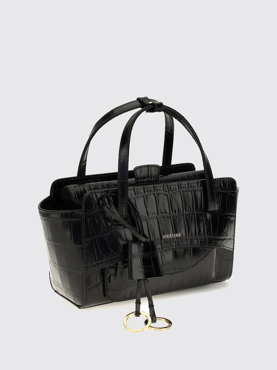 HIDESINS HANDTASCHE: Handtasche damen Hidesins, Schwarz - Img 3