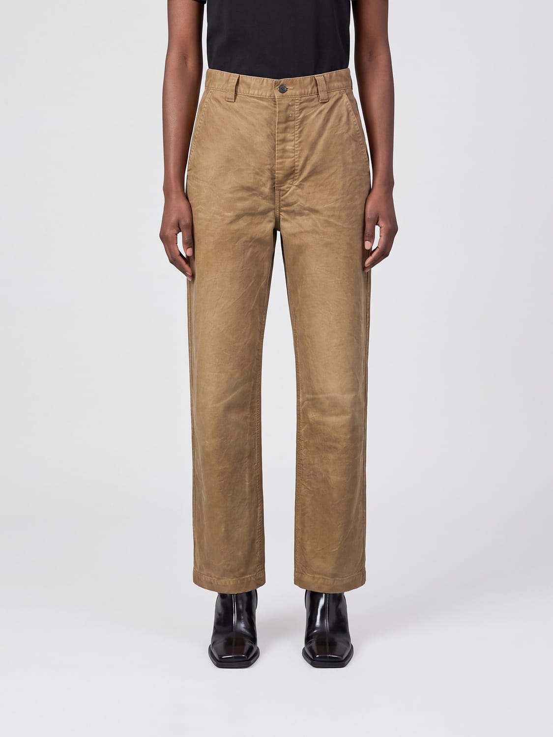 AURALEE PANTS: Pants woman Auralee, Brown - Img 1